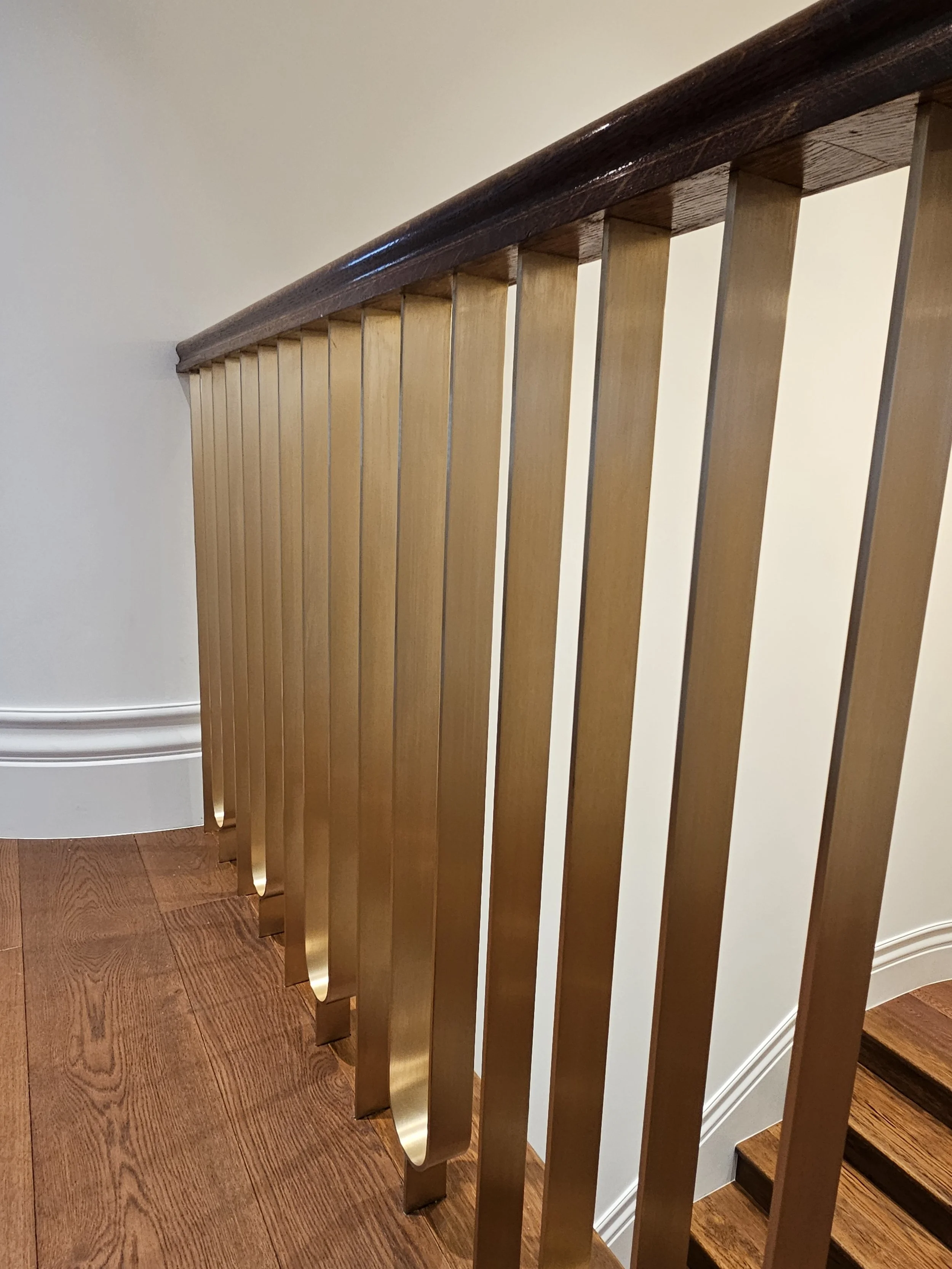 Brass balustrade