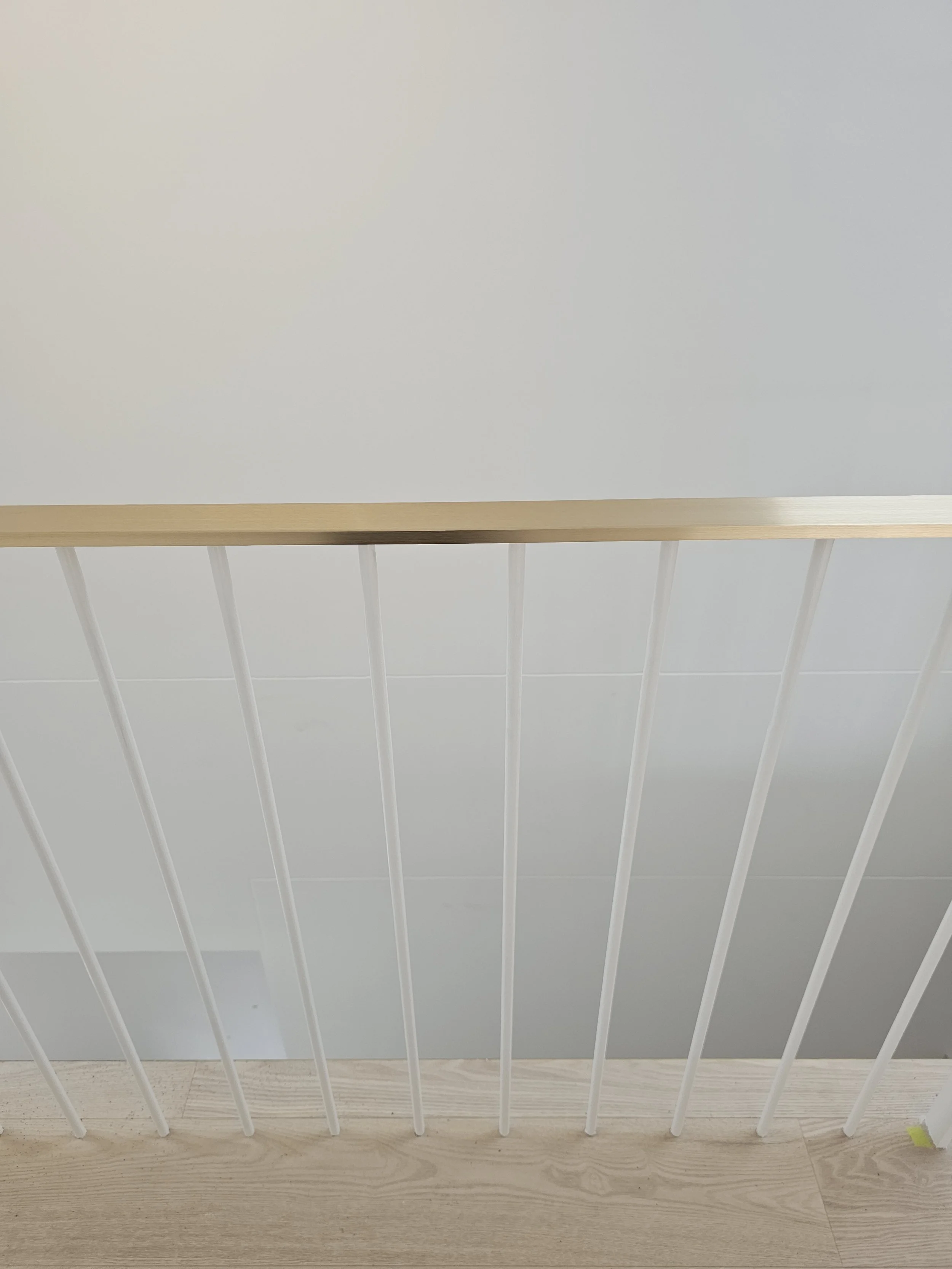 Brass handrail