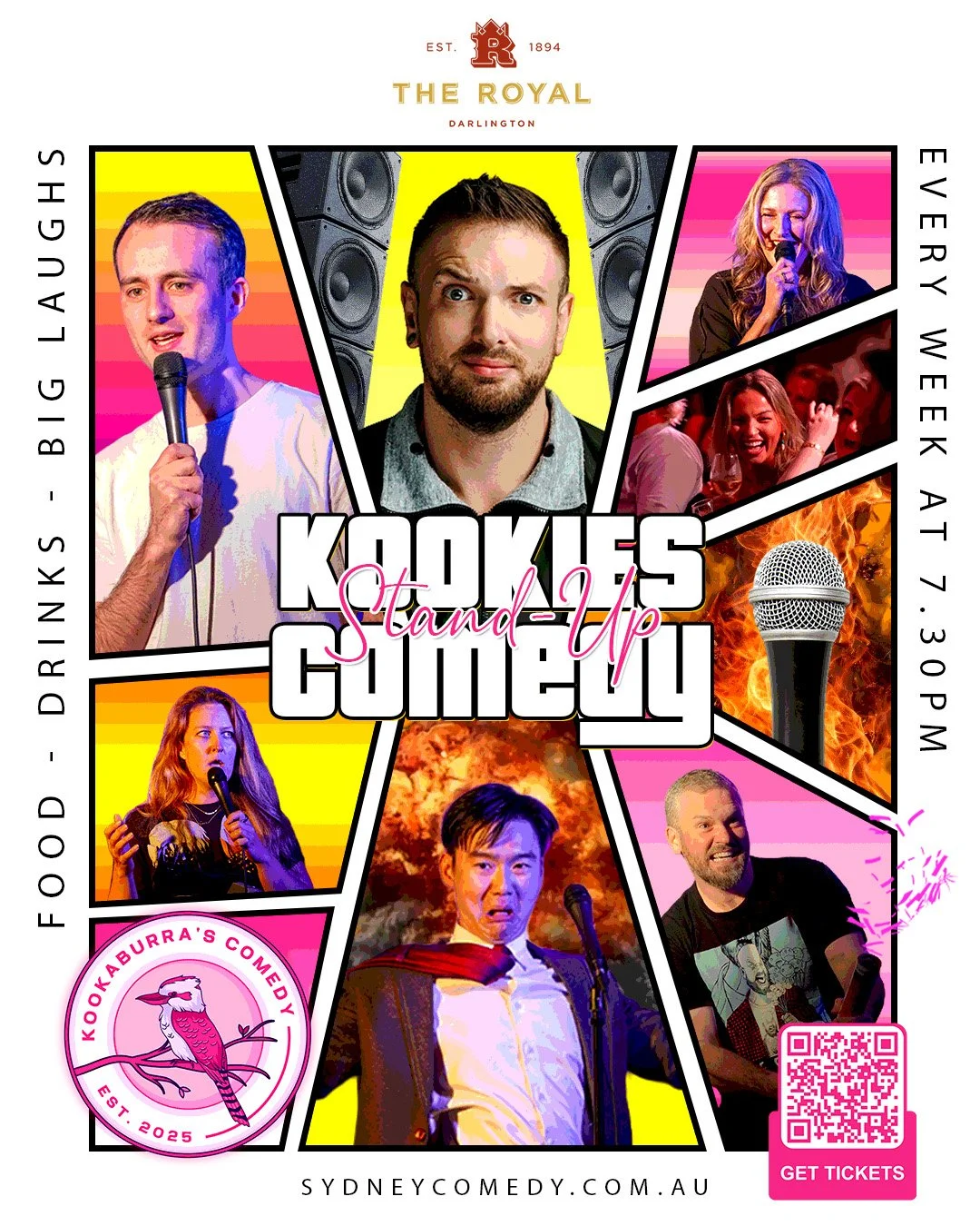 🎤 Kookies Comedy Show – Every Saturday at 7:30 PM!      