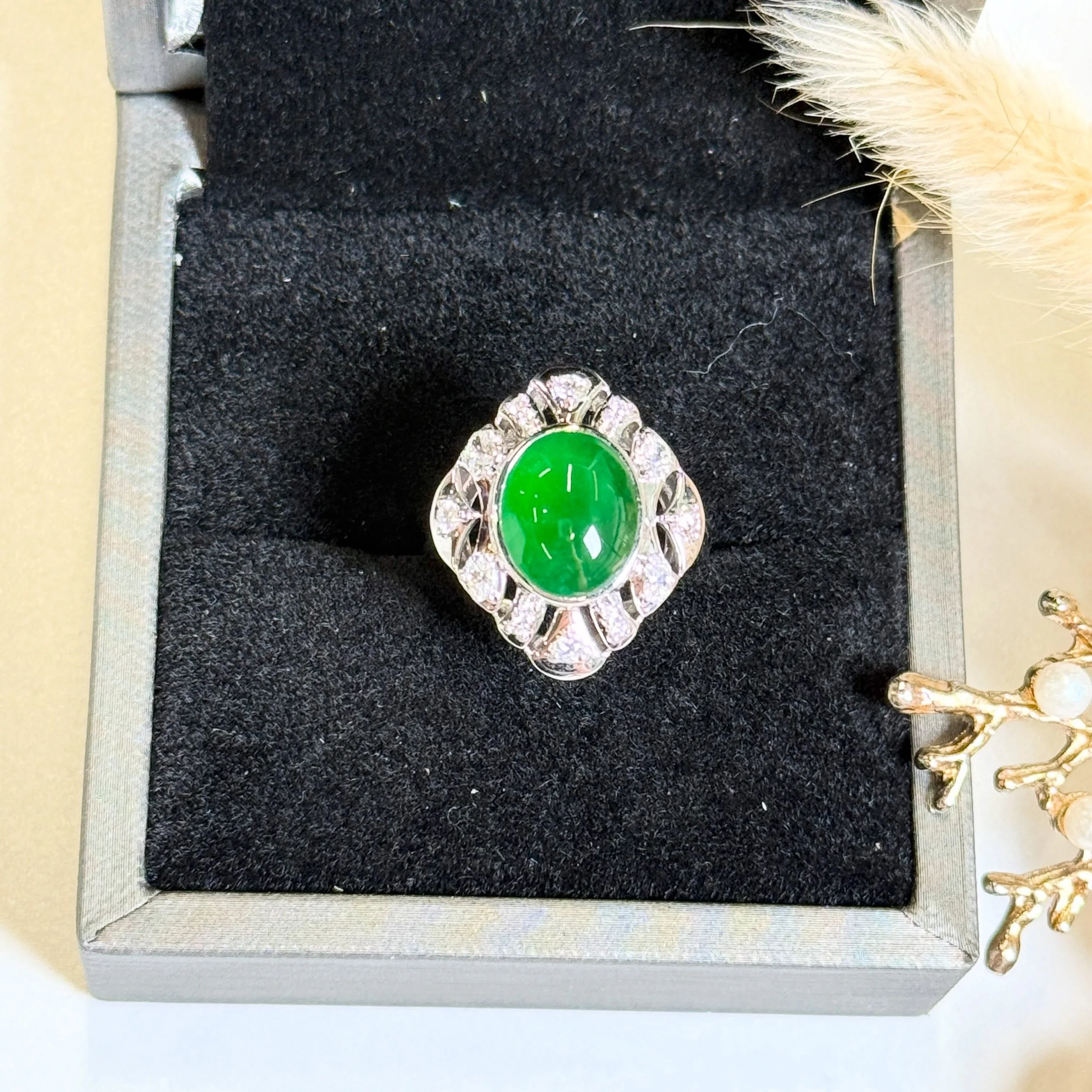 [Very Nice] 💚The Art Deco Green Kite🍀(R030826)