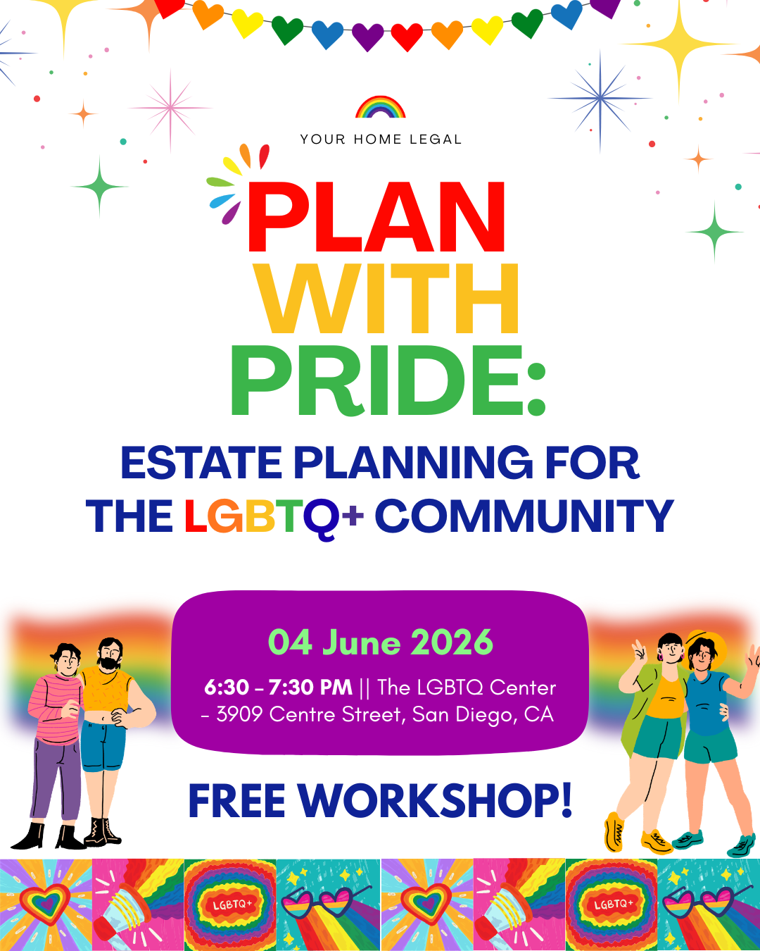 Plan with Pride: Estate Planning for the LGBTQ+ community.