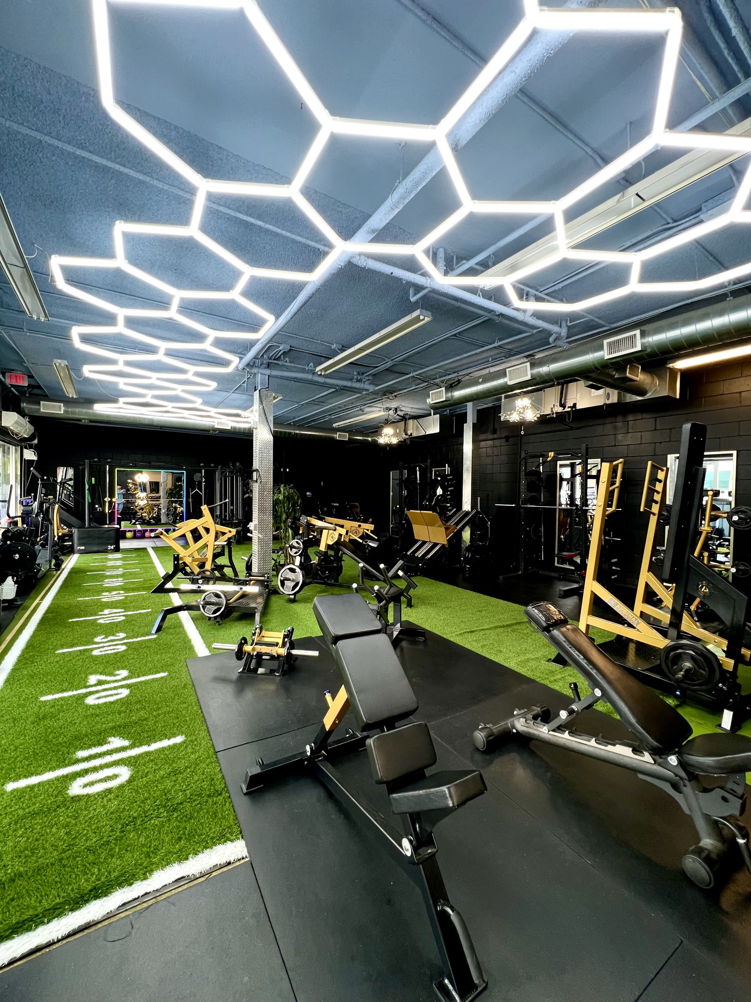 FulHaus Club combines strength training, athletic conditioning, and mobility work in one facility. The training floor supports a wide range of programs including personal training, small-group strength classes, and physical therapy-based exercise.