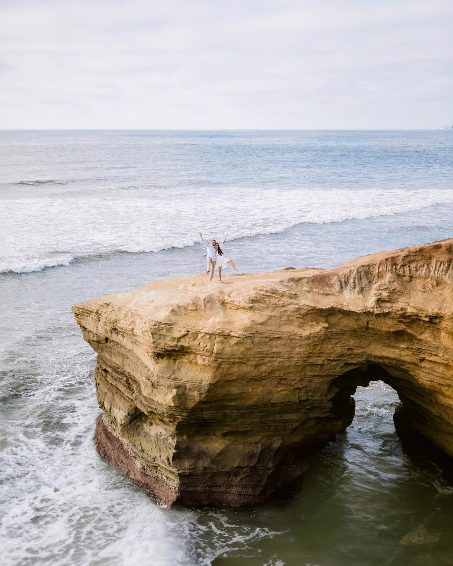 That feeling when you get engaged to your bestfriend. ✨

Congrats to our dear friends, Chellie &amp; Dave! We can&rsquo;t wait to celebrate you two and dance the night away! 
 
 

#sandiegoweddingphotographer #sandiegoengagment #engagementphotos #ido