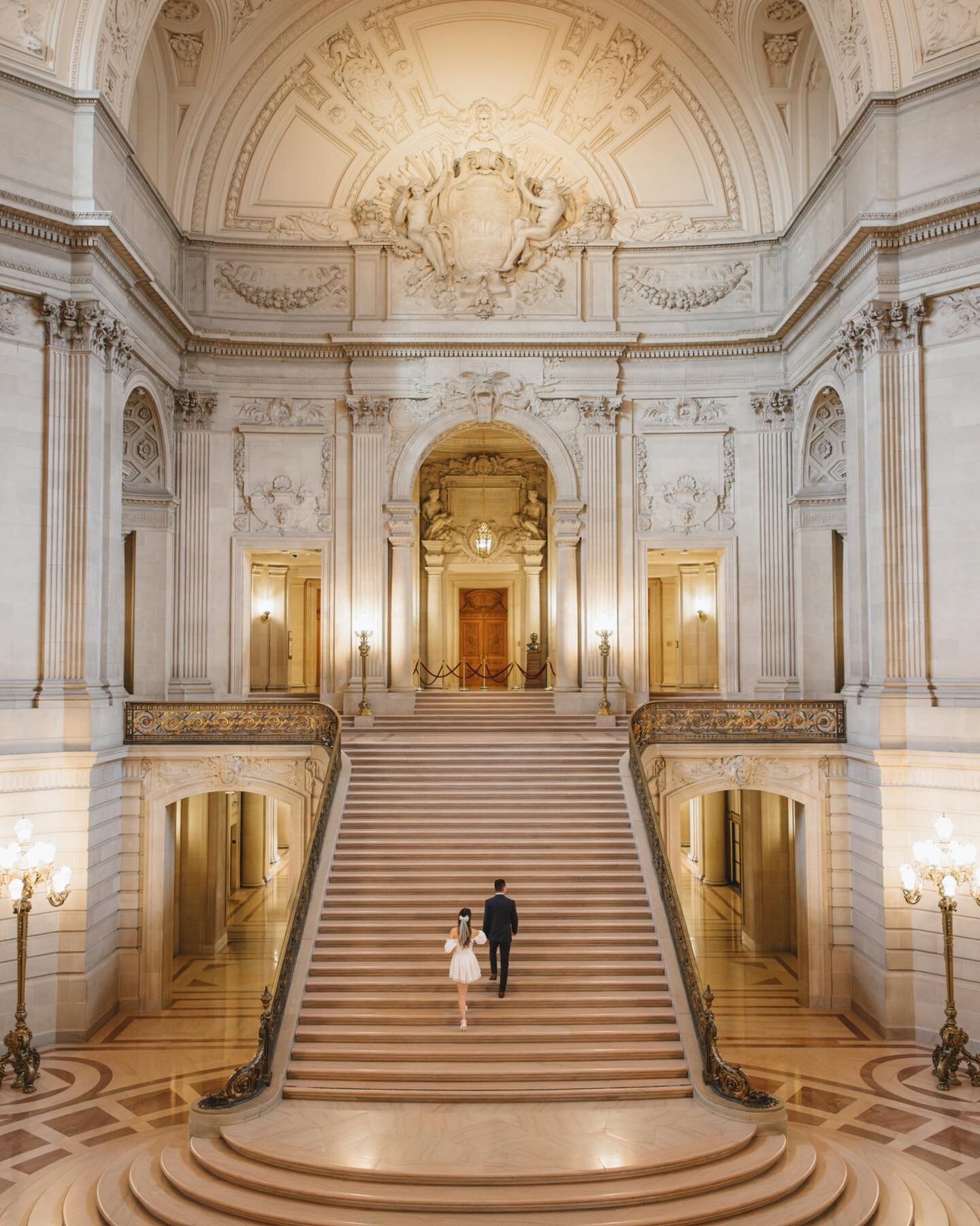 We got to experience SF City Hall for the first time last week and it was truly amazing. Thanks to Amanda and Isaiah for such a fun day exploring the city! We can&rsquo;t wait for their wedding next year! ✨
 
 
 
 
 

#californiaweddingphotographer #