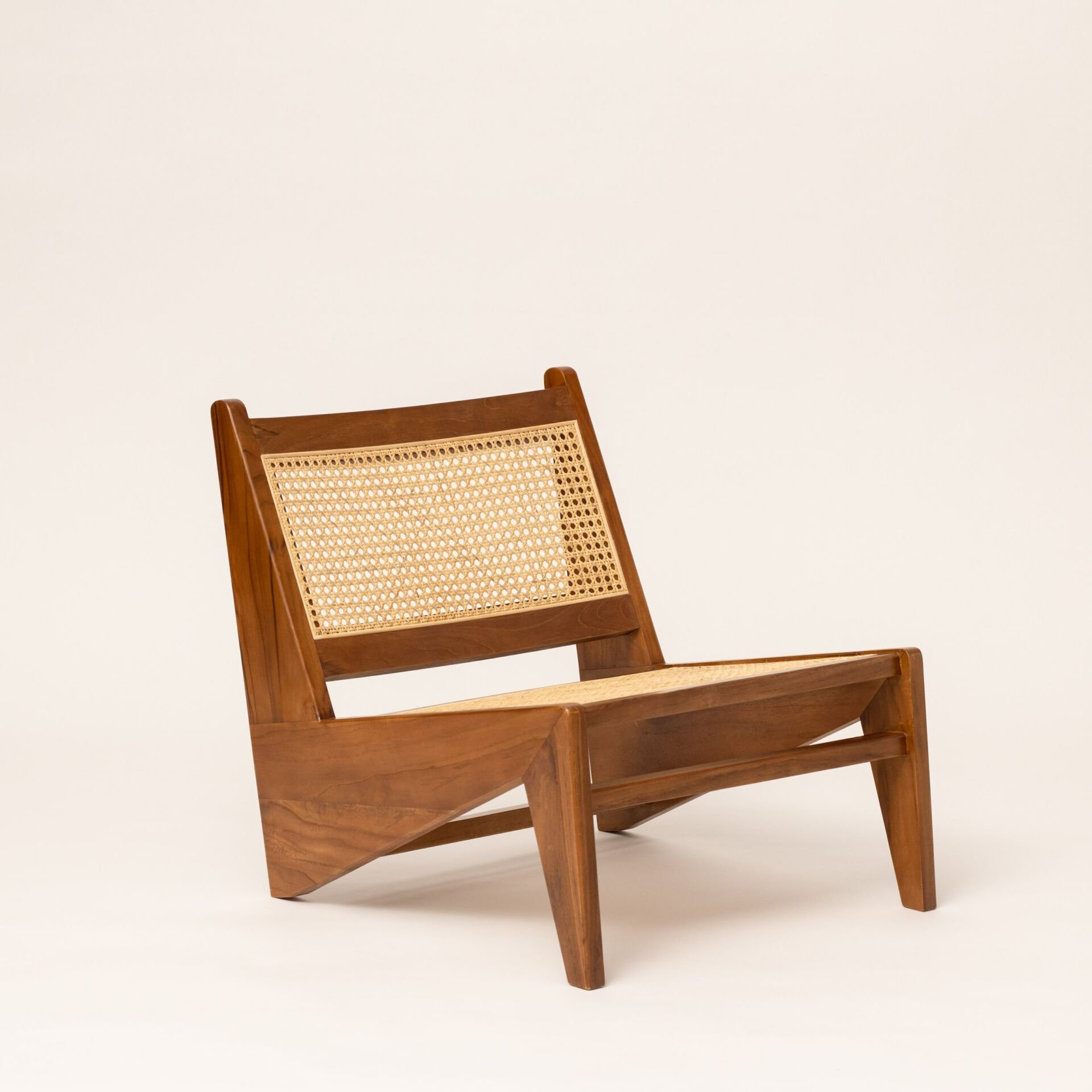 Six The Residence | Cane Rattan Kangaroo Lounge Chair