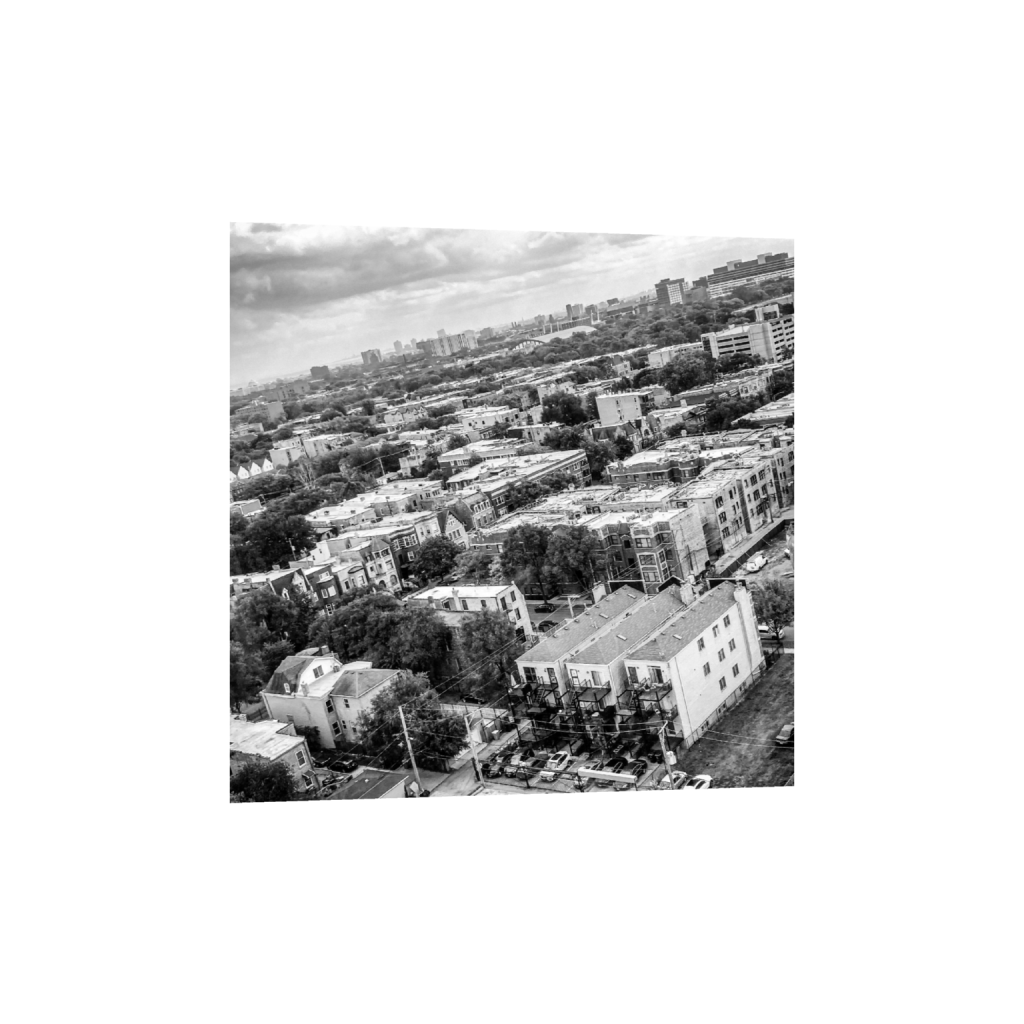 Chicago historic Bronzeville neighborhood captured early morning no violence positive and inspiring view of Chicago