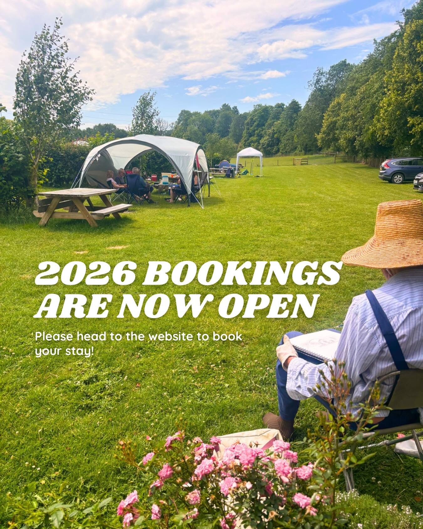 2026 bookings are officially OPEN 🏕️

Check out our website for more information, and don&rsquo;t hesitate to reach out to us if you have any questions. 

**May - September bookings live only, April will be released weather dependent**

#camping #ca
