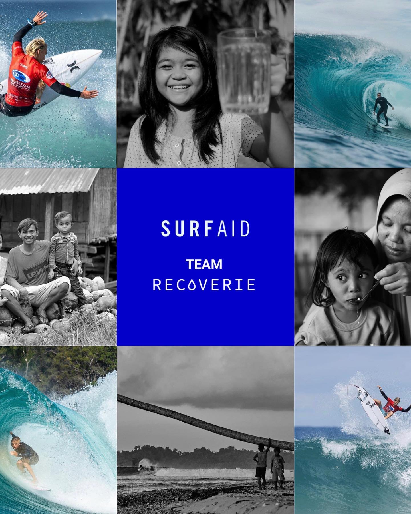Introducing Team Recoverie for the @surfaid Cup, being held at Bondi on the 17th of May 💙 We've put together a team of five local surfers to form Team Recoverie, compete in this event and to help raise awareness for this incredible charity - meet th