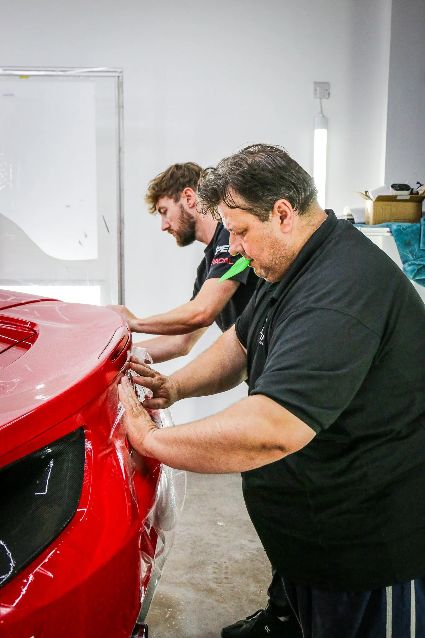 Installing Paint Protection Film PPF