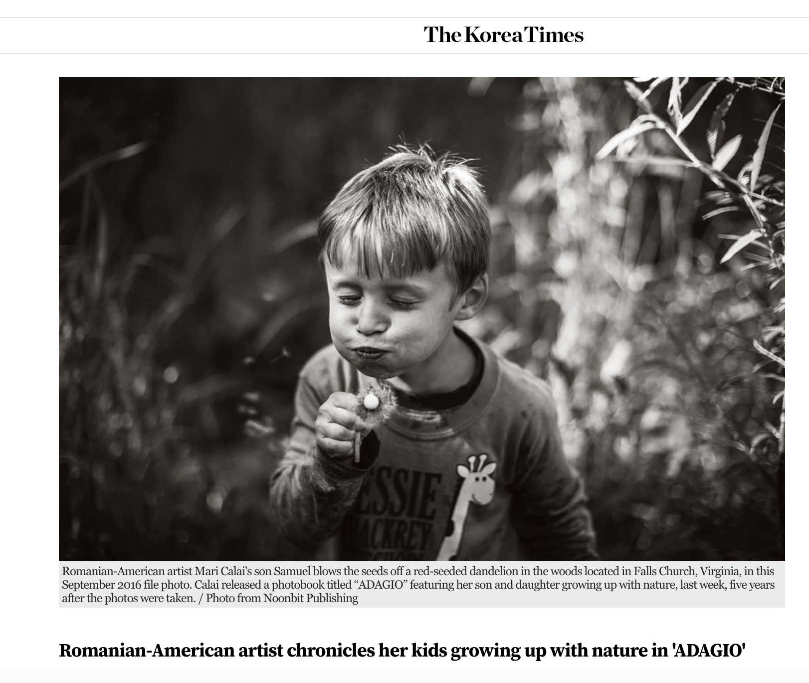 Interview with Korea Times