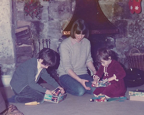 Me, my mum and my sister, circa 1983