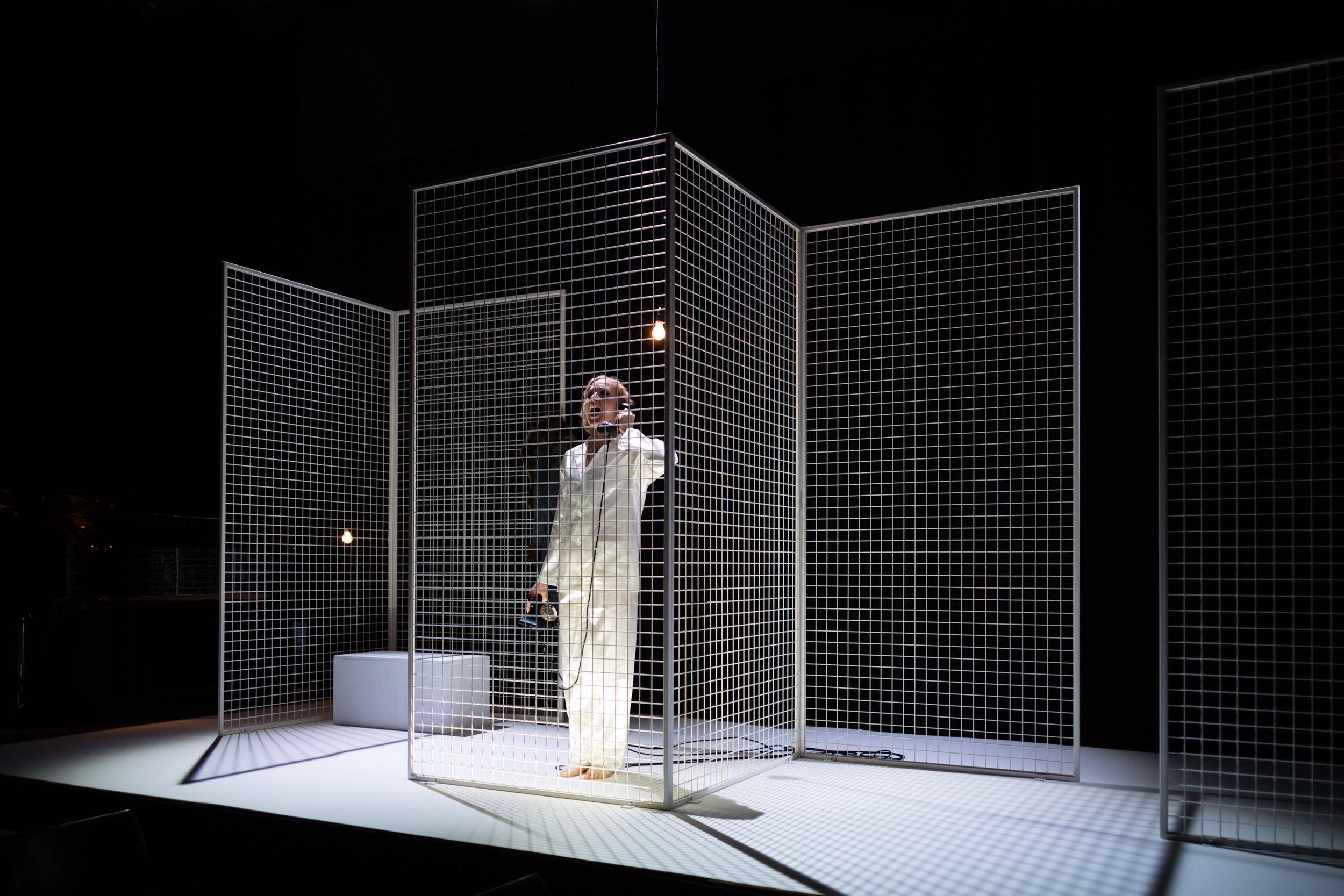 Sarah Minns. OperaUpClose (La Voix Humaine, Kings Place). Credit: Christopher Tribble