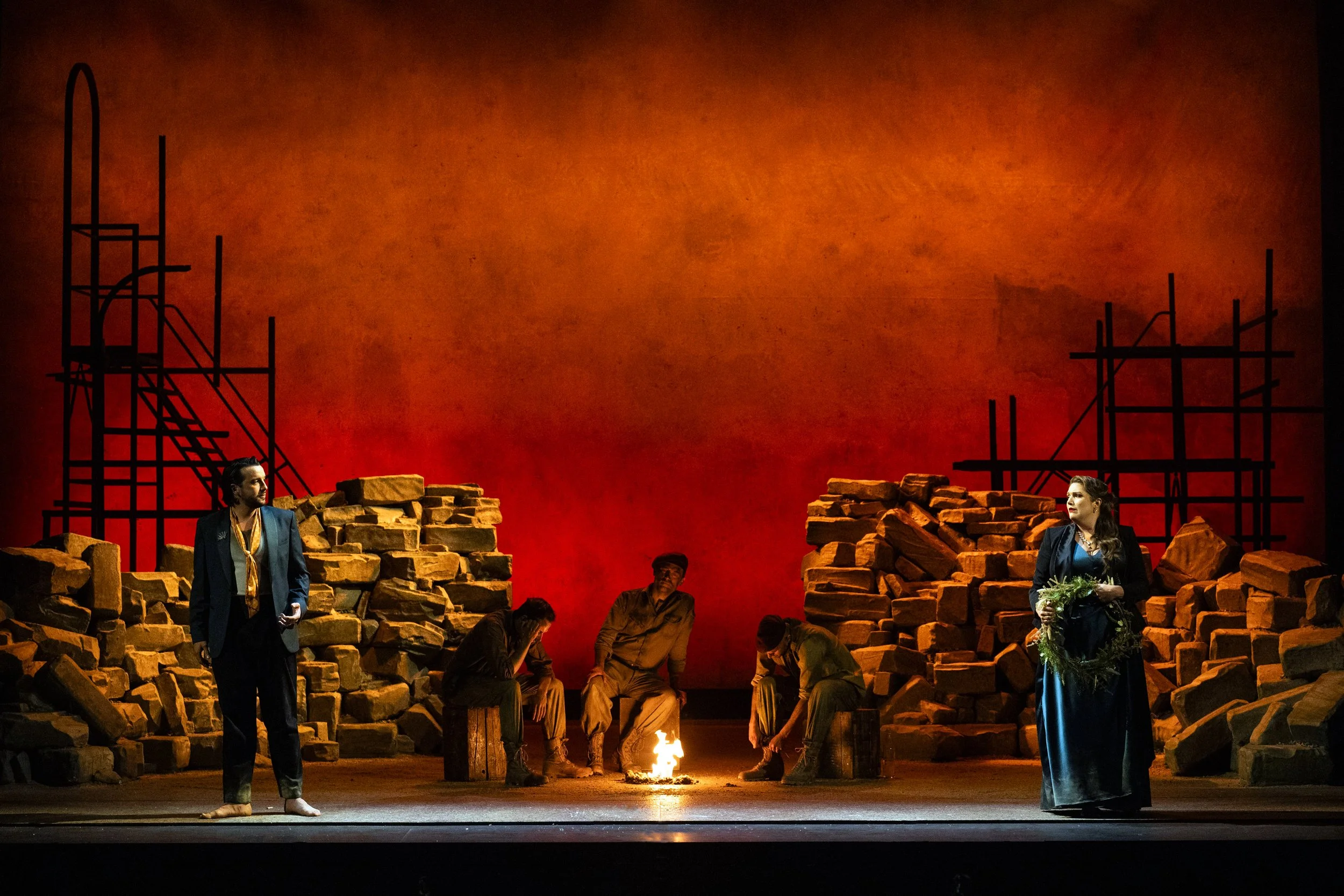 The cast of The Rape of Lucretia (English Touring Opera, 2025). Credit: Richard Hubert Smith