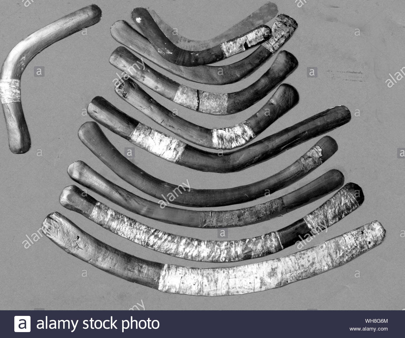 Boomerangs from the eastern room of rebirth. Tutankhamen  (1336-1326 BC)