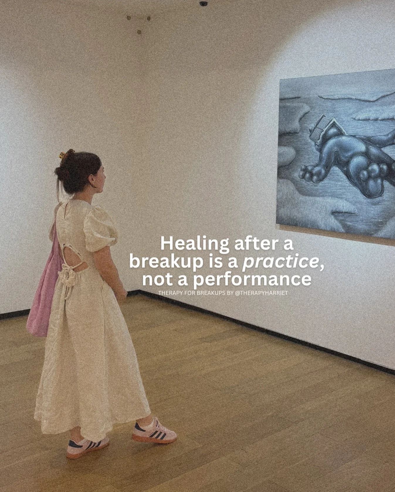 If healing from your breakup feels like a pressure heavy self-improvement project, this post is for you.

You don&rsquo;t need to pretend you&rsquo;re fine, when deep down you just want to breakdown in sobs.

You don&rsquo;t need to force positive af