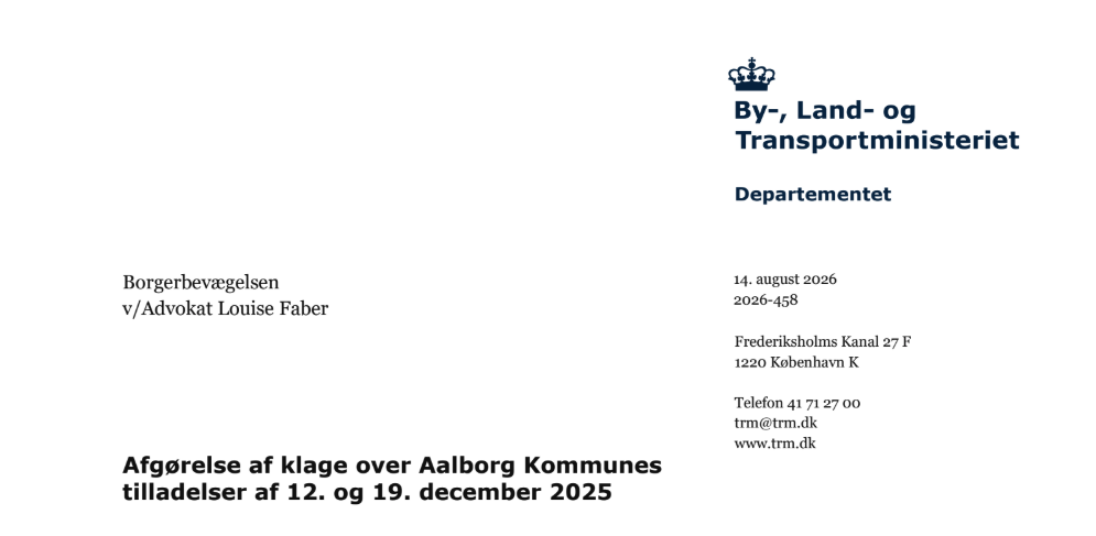Sejr til Borgerbevægelsen: Transportministeriet dumper Vejdirektoratets egne “bygherrevurderinger”