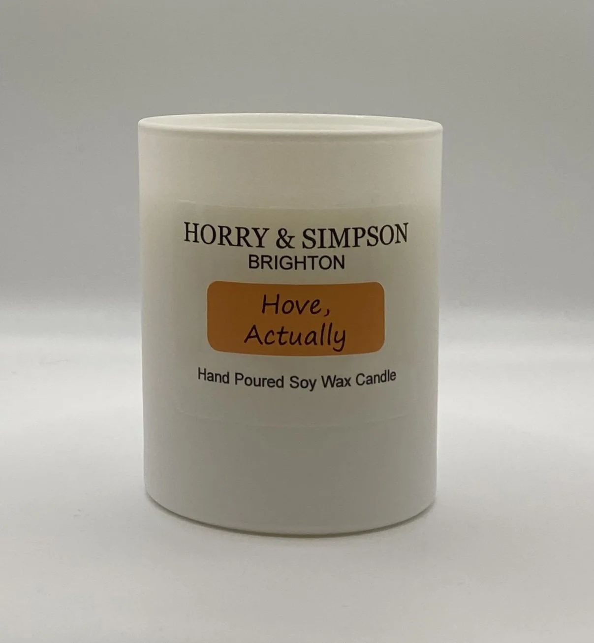 NEW: Hove, Actually Candle : Ginger, Clove & Cardamon