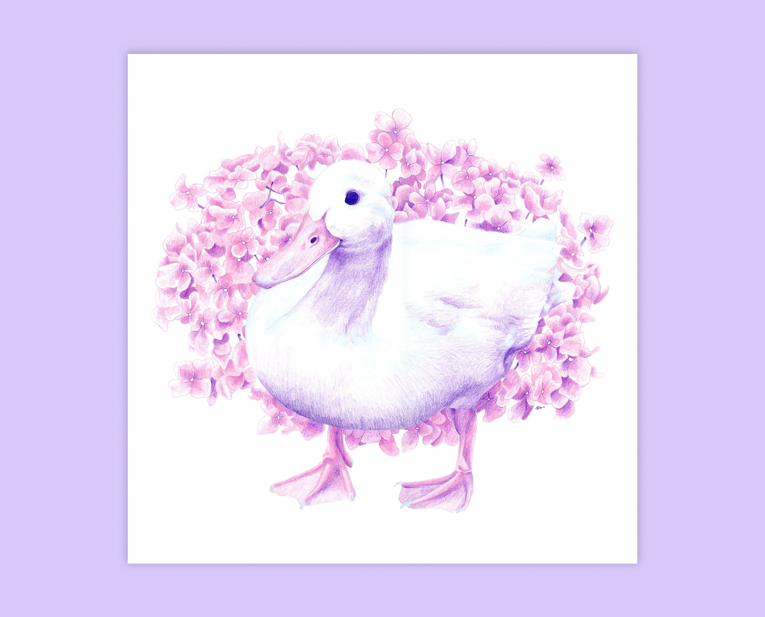 Duck greeting card. Surprise someone you love with this cute duck greeting card.