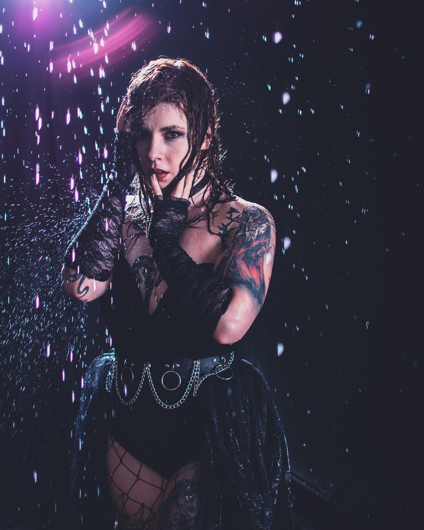 &ldquo;Raindrops keep falling on my head, but that doesn&rsquo;t mean my eyes will soon be turnin&rsquo; red.&rdquo; B.J. Thomas

Model: @smollbug 

Capturing the way the rain glanced off and trickled down clothing was beautiful to witness. It remind