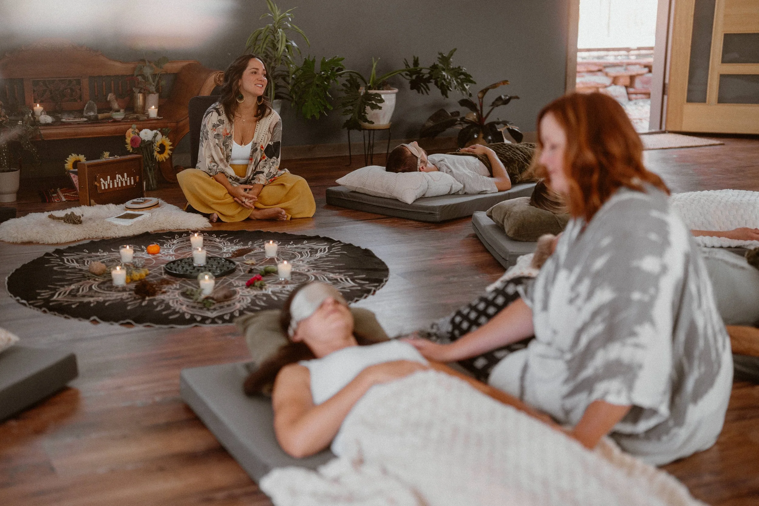 Guided group psilocybin therapy