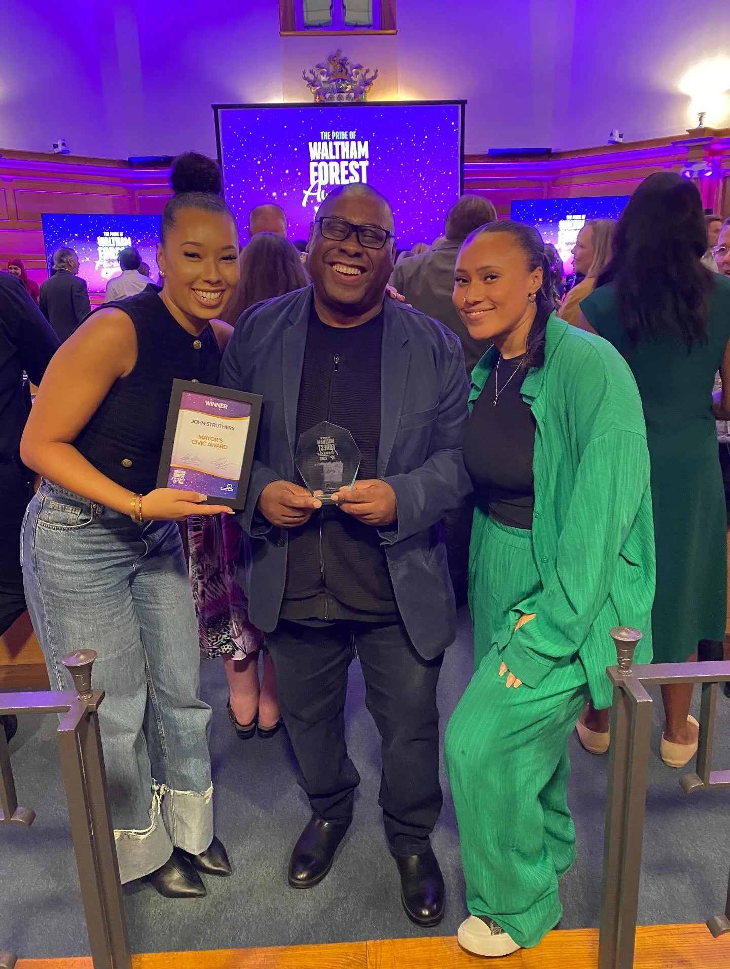 HUGE CONGRATULATIONS 🎉 to our John for winning the Mayors Civic Award at the Pride of Waltham Forest Award 2025. Won for services to housing with the self build he pioneered in Walthamstow housing an entire community who built their own social house