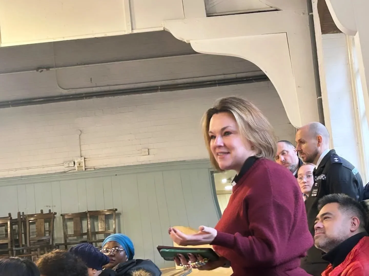 ​"There is more that unites us than divides us." ❤️
​Rev Polly spent a wonderful afternoon in Walthamstow today at an interfaith gathering hosted by Superintendent Jackson and the MET neighbourhood policing team. It was important to hear ab