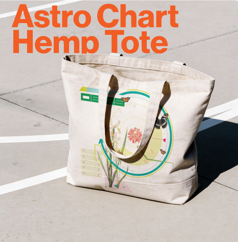 Astro Chart Hemp Tote
