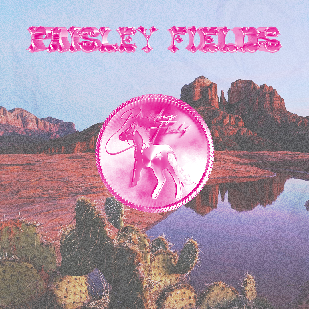 social media graphic with 3D logos.