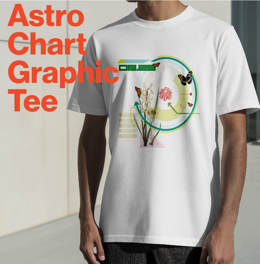 Astro Chart Graphic Tee