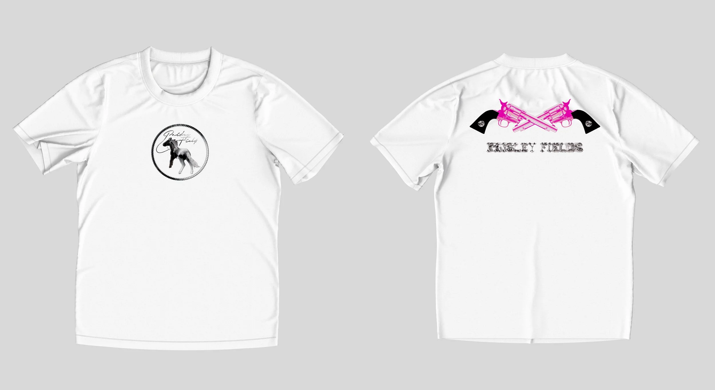 Secondary shirt design for Paisley Fields tour. 