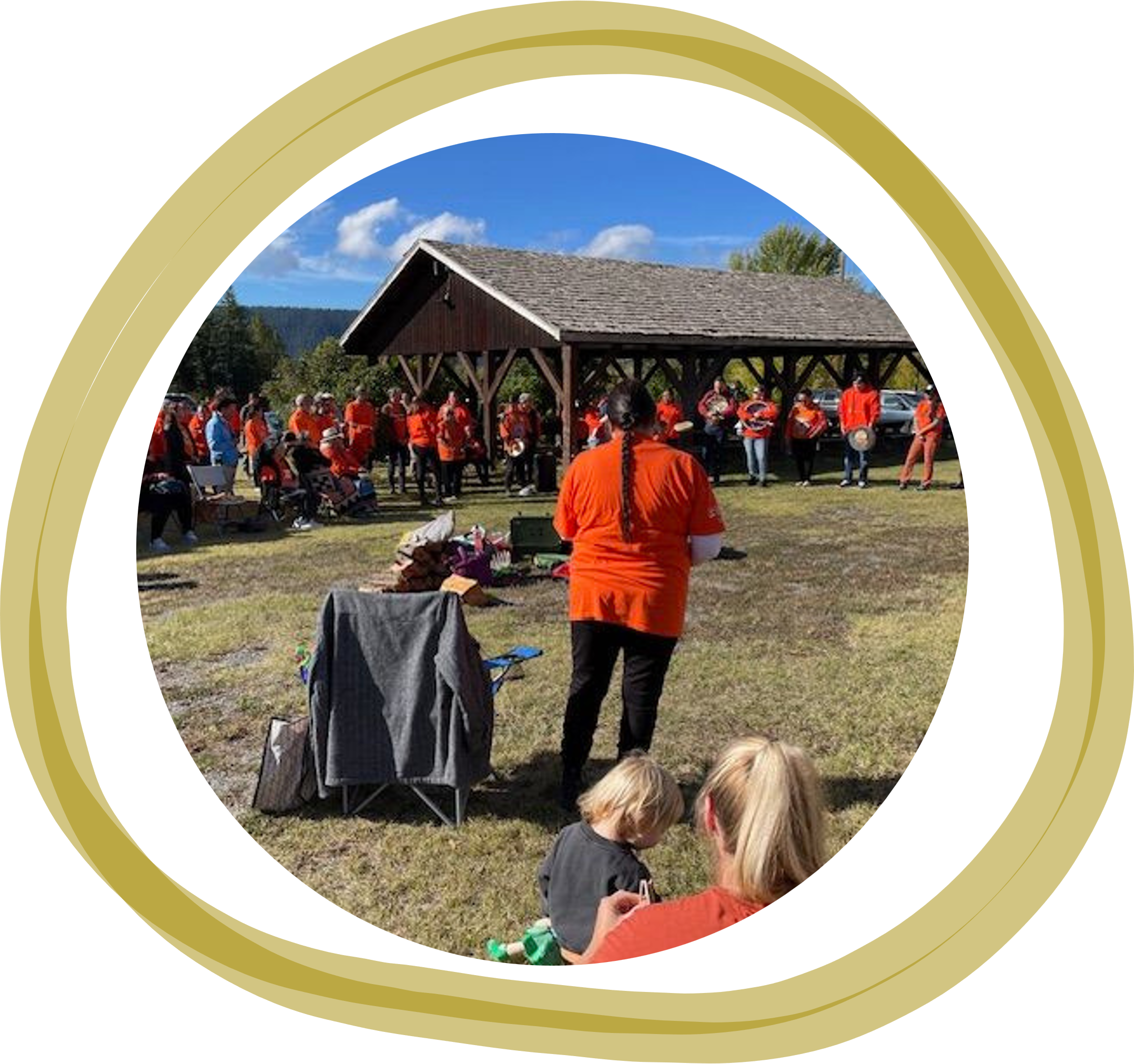 Outdoor photo from Truth and Reconciliation Day at Williams Lake First Nation