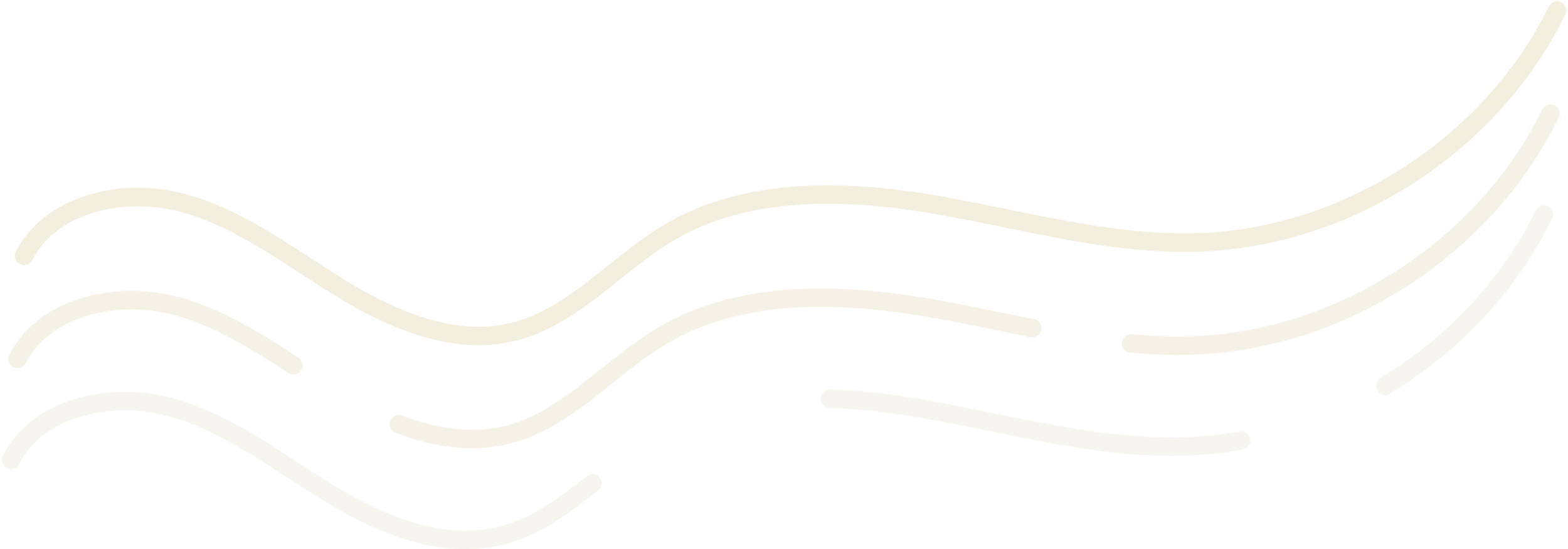 An abstract digital artwork featuring a purple and blue wave-like shape outlined with gold, set against a black background.