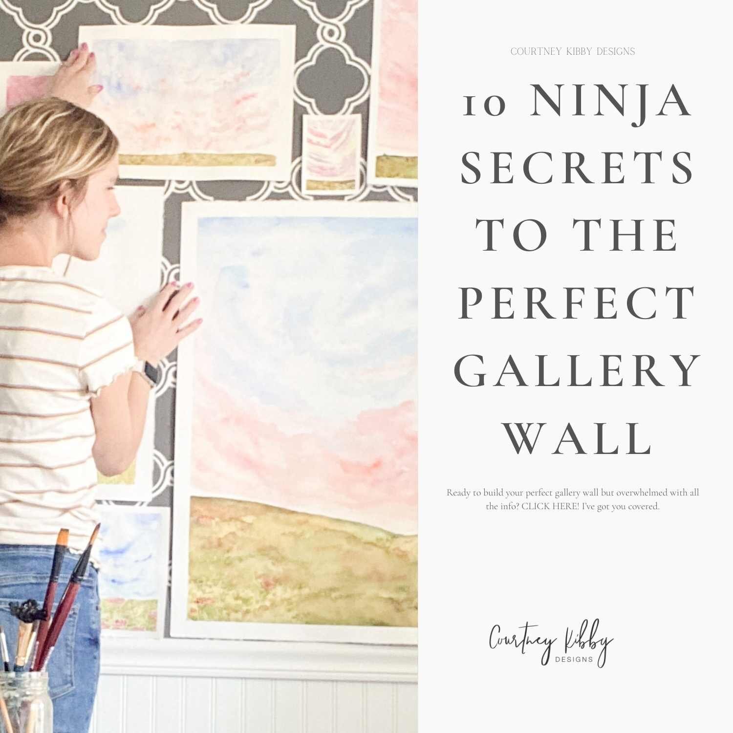 How to make the perfect gallery wall courtney kibby designs