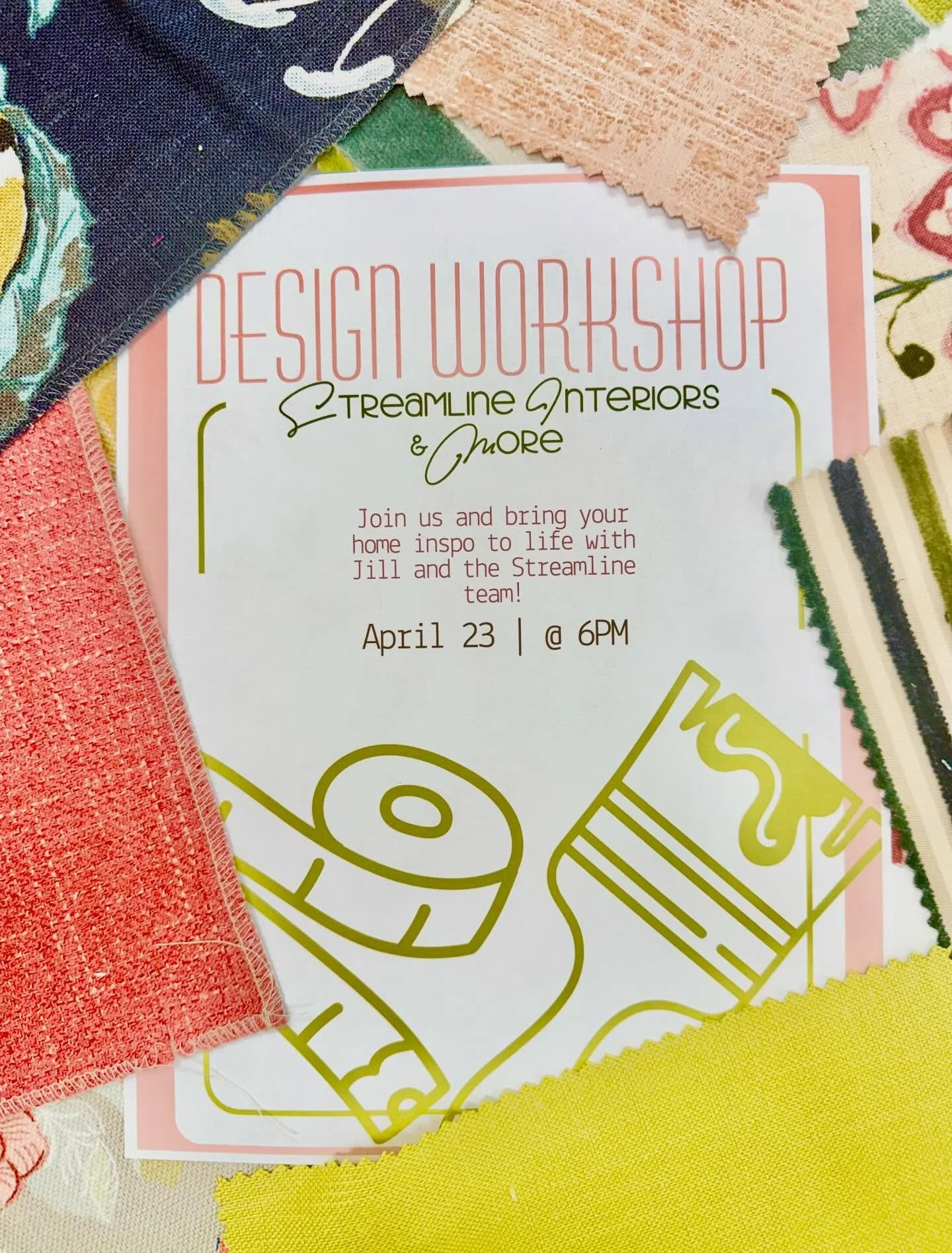 It&rsquo;s not too late to join us!

Spots are still open for our Design Workshop on April 23rd at 6PM! For $125, we will help turn your inspiration into a plan with guidance from our design team.

Grab your spot before it fills✨