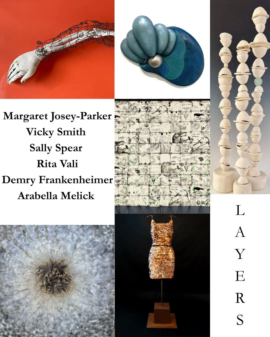 LAYERS - 6 artist exhibit Firehouse Art Center