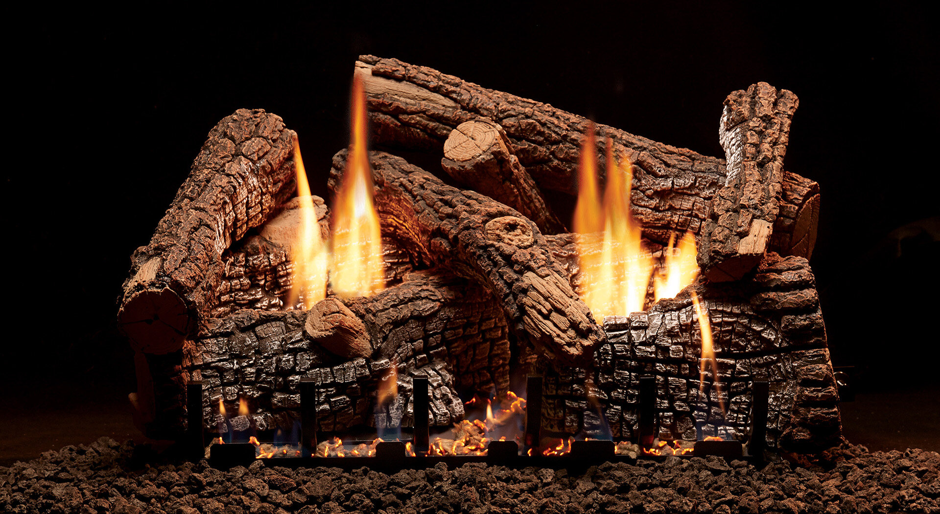 Gas Logs — Johnson's Pools, Spas and Hearth