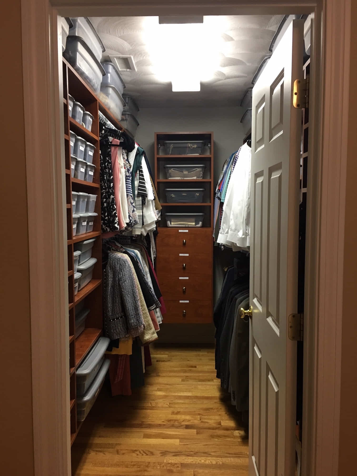 Walk-in Closet:  After