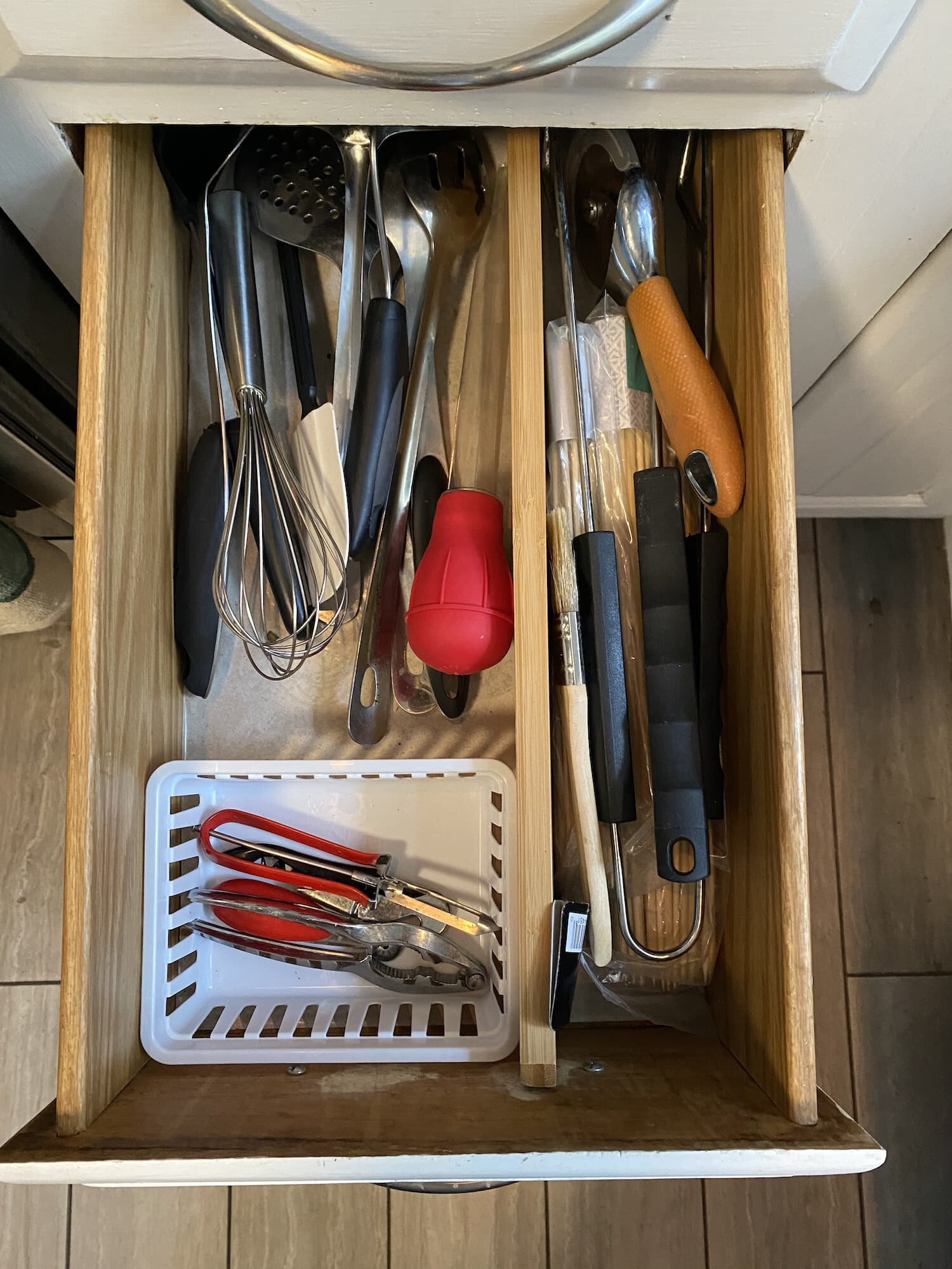 Utensils Drawer:  After