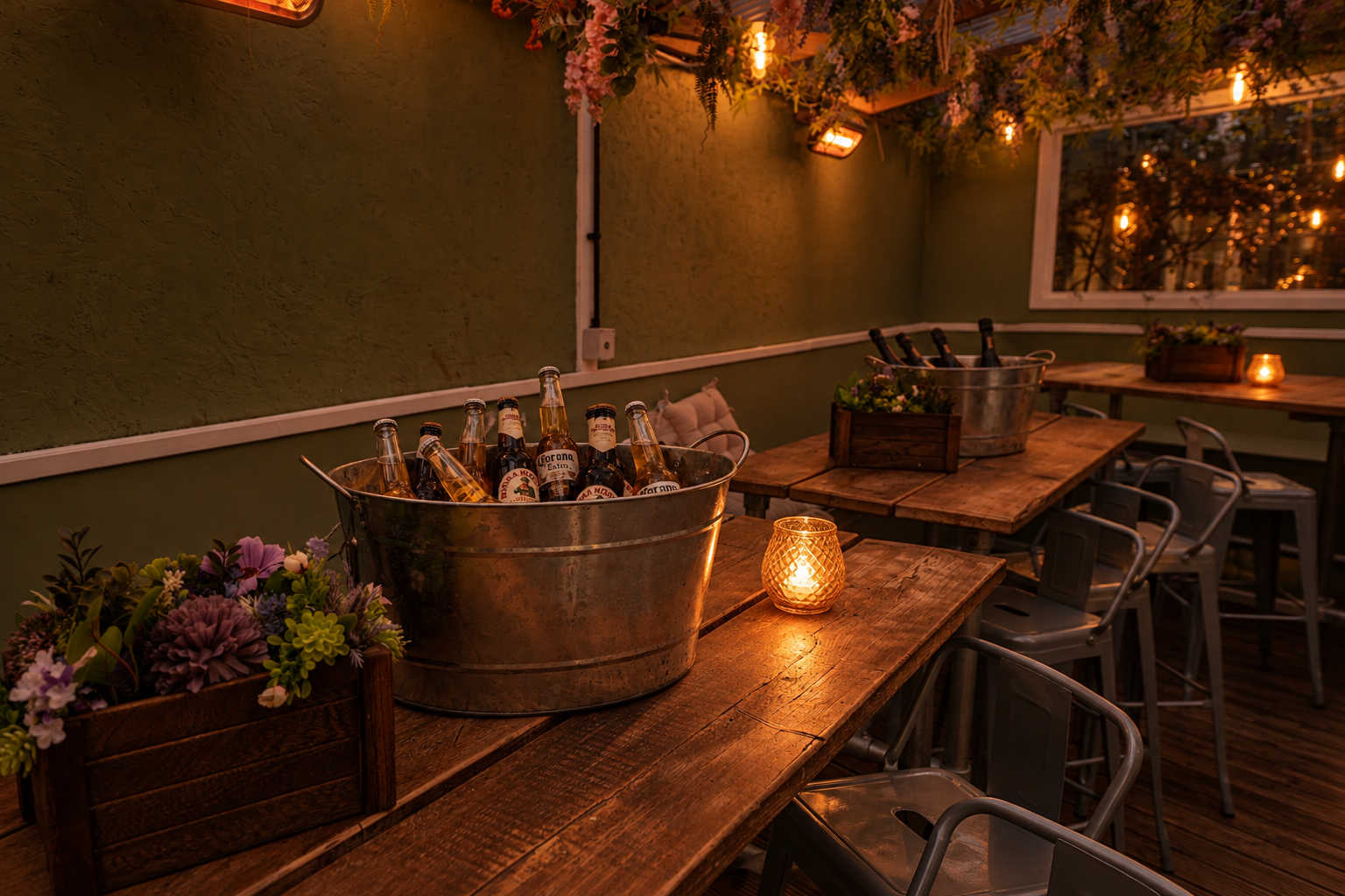 Cozy Evening Beer Garden Patio.png