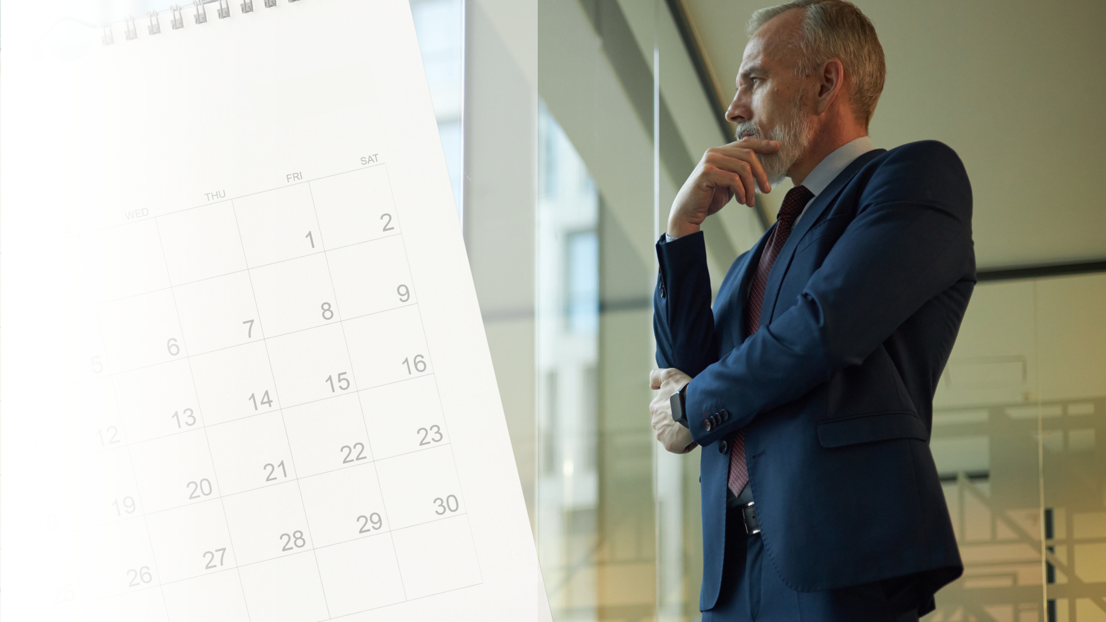 business leader contemplating strategic decisions