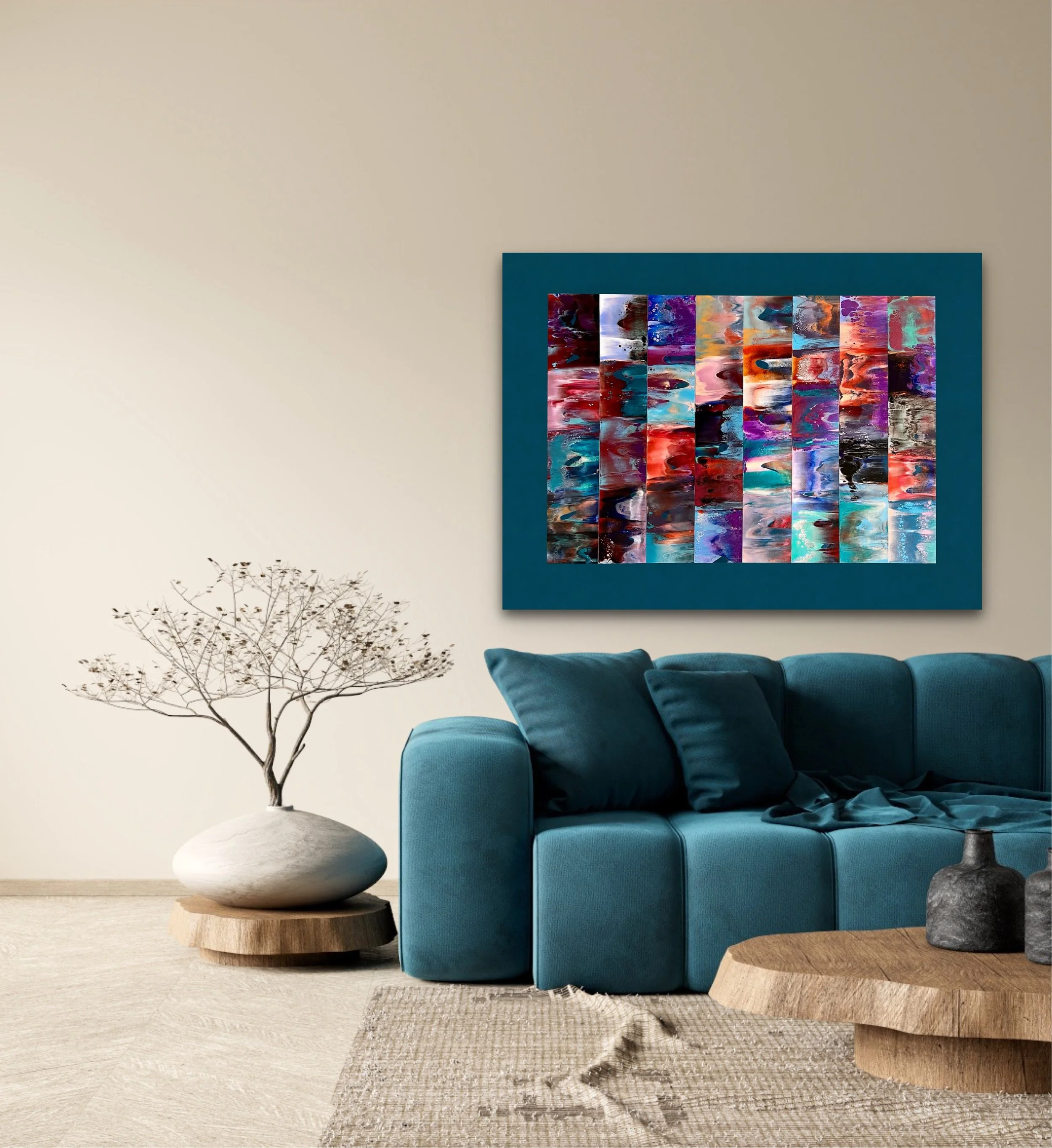 "The Glimpse" - 30x40 - Currently for sale at Maison Pucha Bistro, 1001 Studewood, Houston, TX