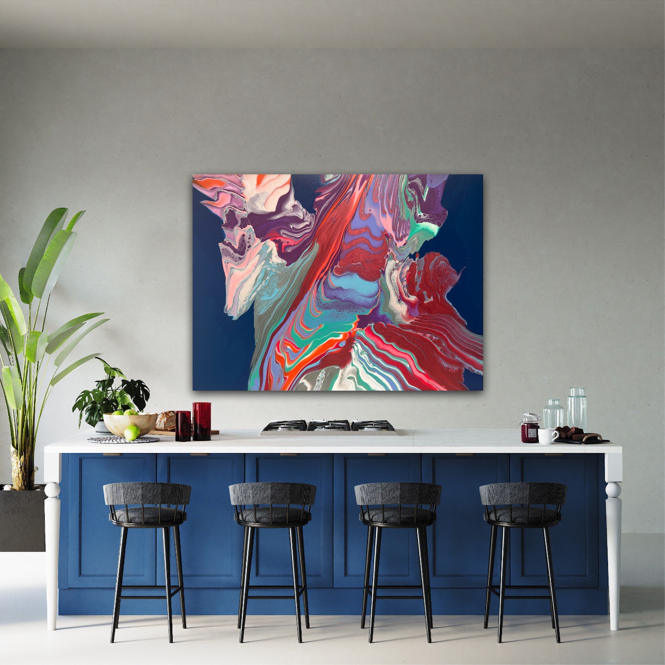 "The Dragon" - 36" x 48"