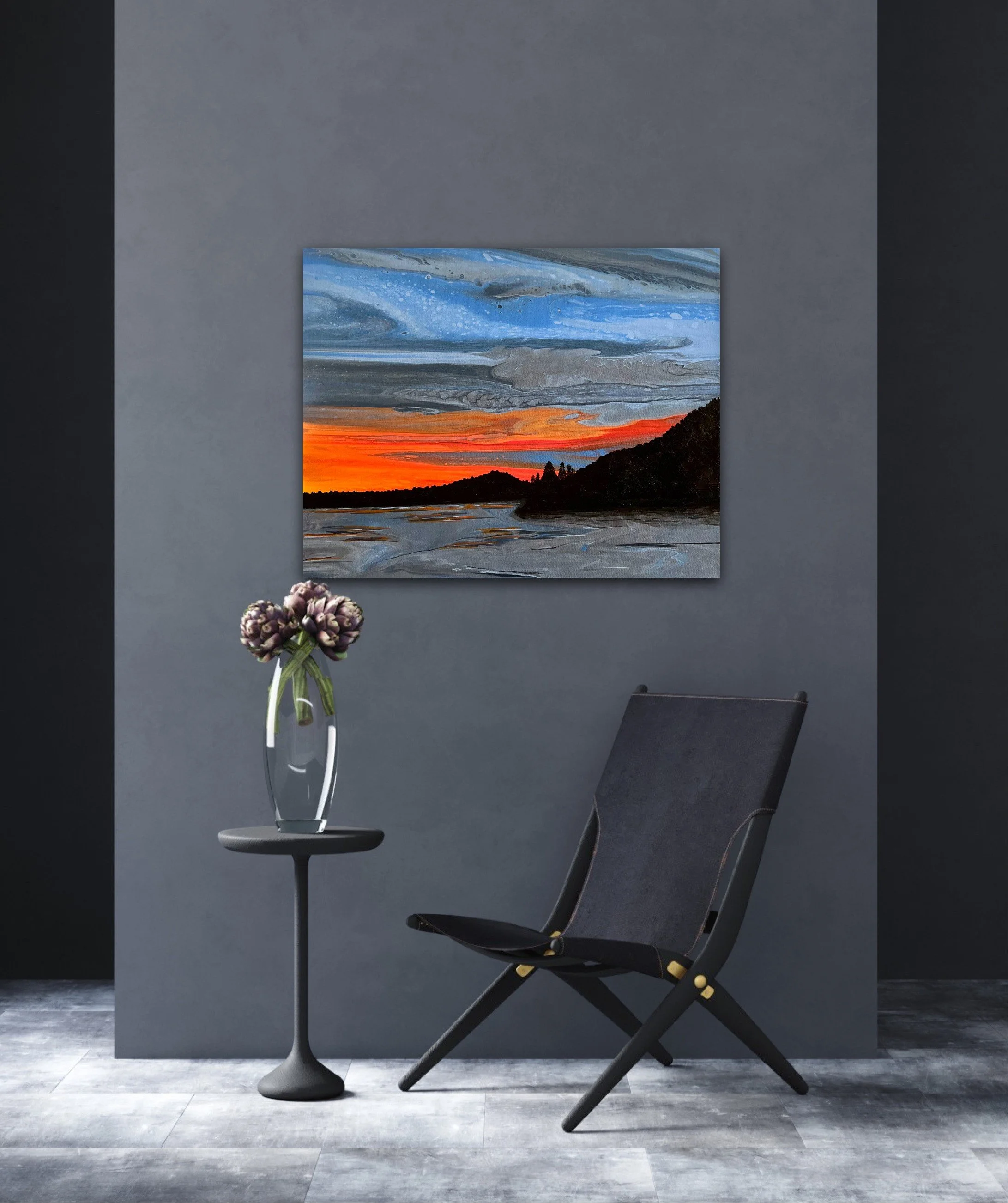 SOLD - "Deer Lake" 