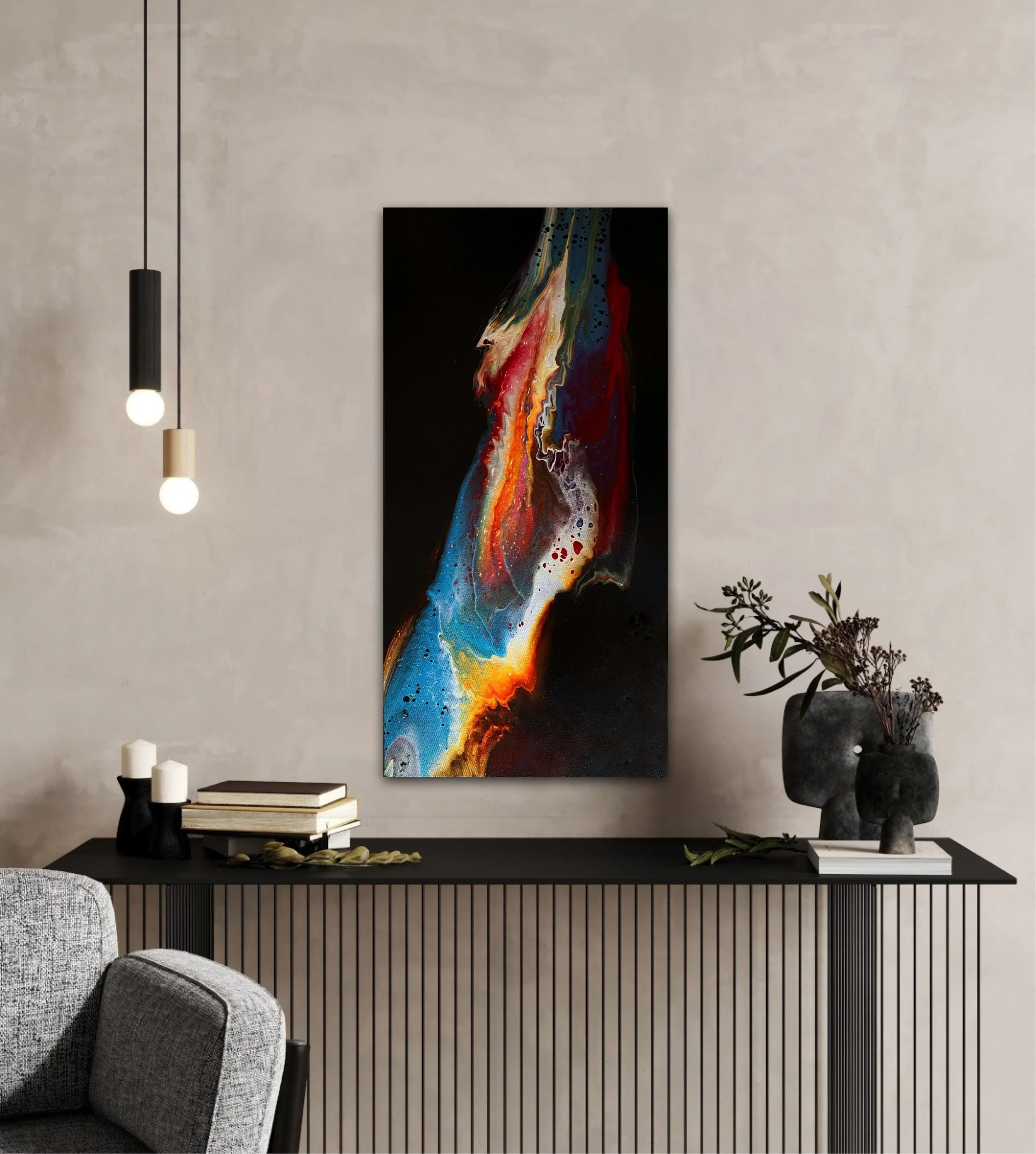SOLD - "The Phoenix" - 15x30