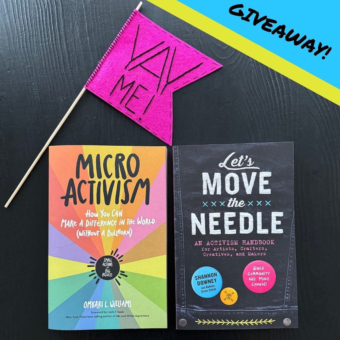 I am so excited to be heading to Cambridge, MA to everyone&rsquo;s favorite fiber shop @gather_here to host a conversation with @BadassCrossStitch about their new book, Let&rsquo;s Move the Needle! 

In anticipation, Shannon and I have teamed up to d