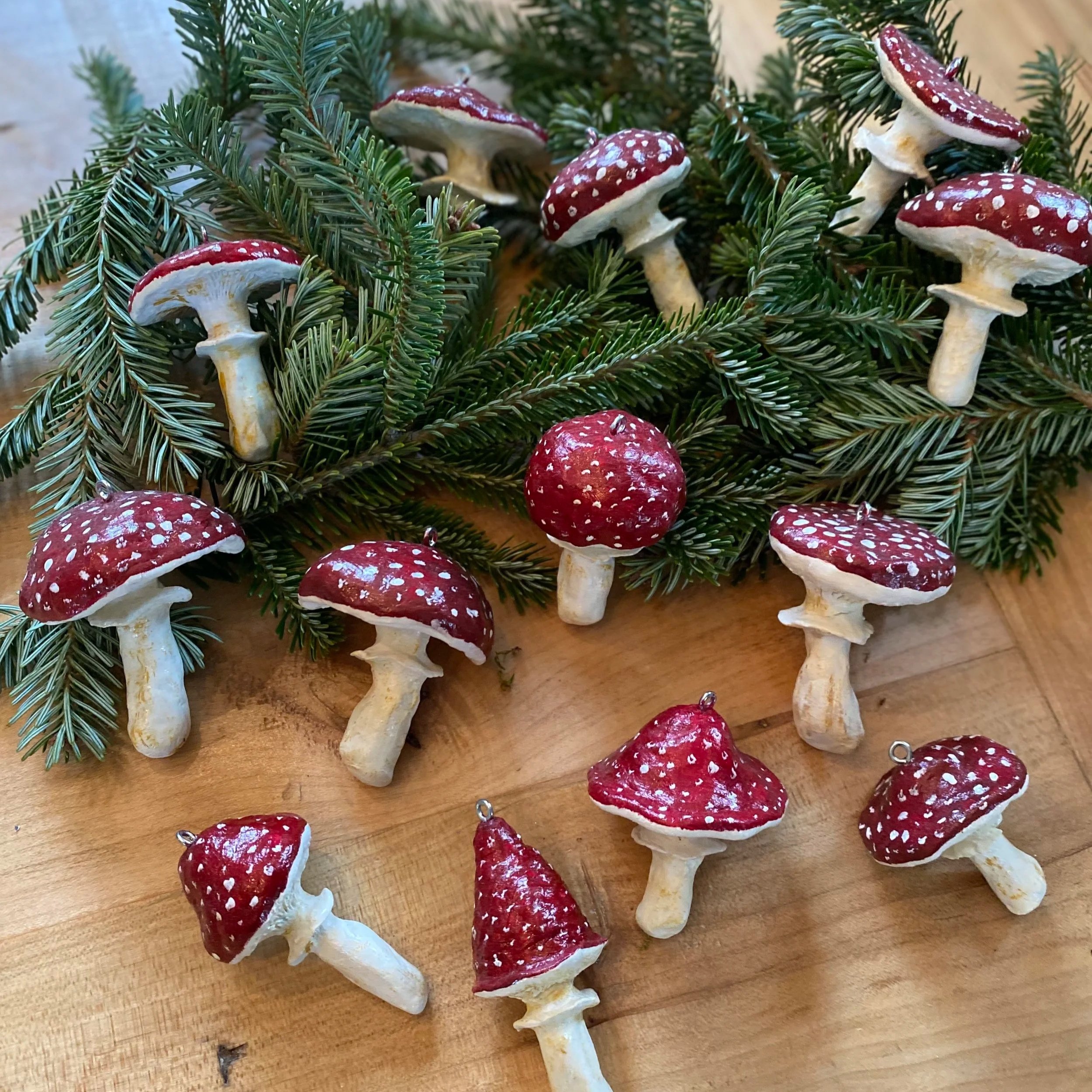 Holiday clay mushroom workshop (in-person, session #1)