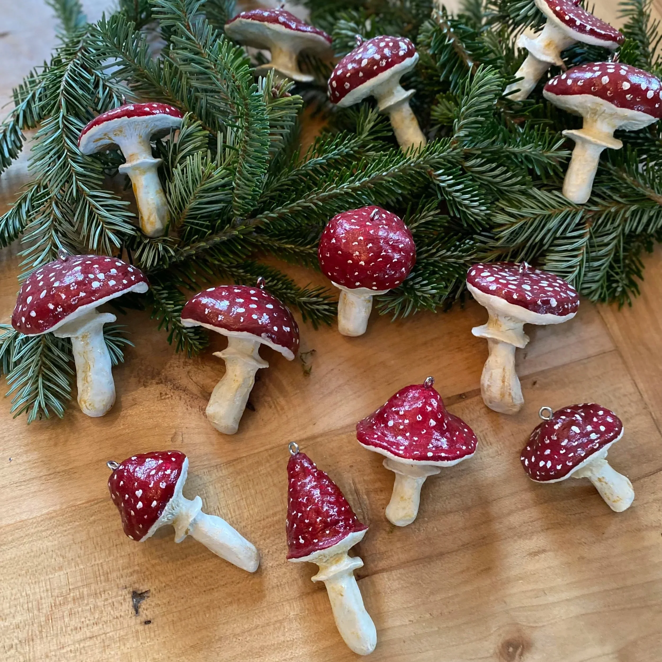 Holiday clay mushroom workshop (in-person, session #2)