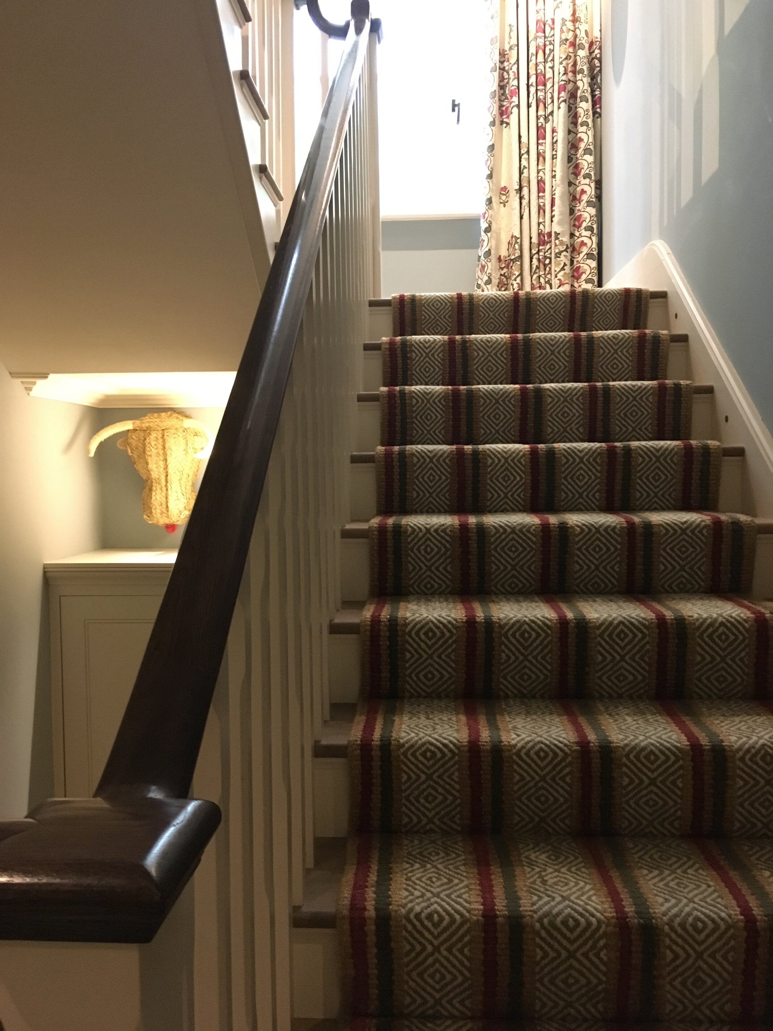 Chelsea: Bespoke flat-weave runner Chenille, wool & jute