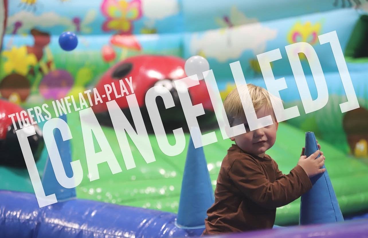 Inflataplay at tigers will be cancelled from Friday 7th march until further notice.

We apologise for any inconvenience caused by this.

Please keep an eye out across our social media platforms for further updates!

#inflataplay #tigers #tigersgymnas