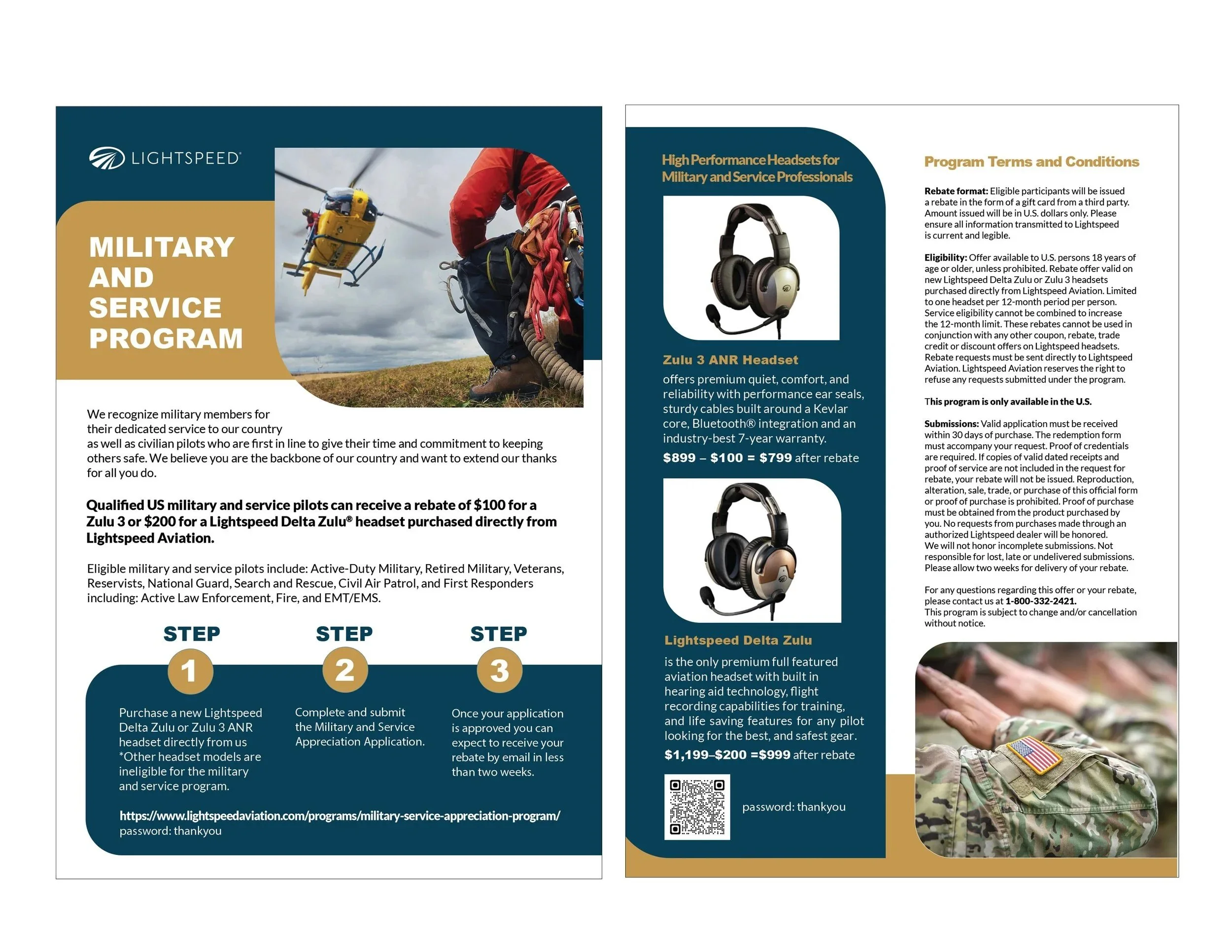  Project: Military Program Flyer 